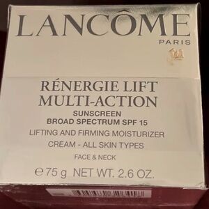 Lancôme Renergie Lift Multi-Action Sunscreen SPF 15 Moisturizer Cream 2.6 fl oz